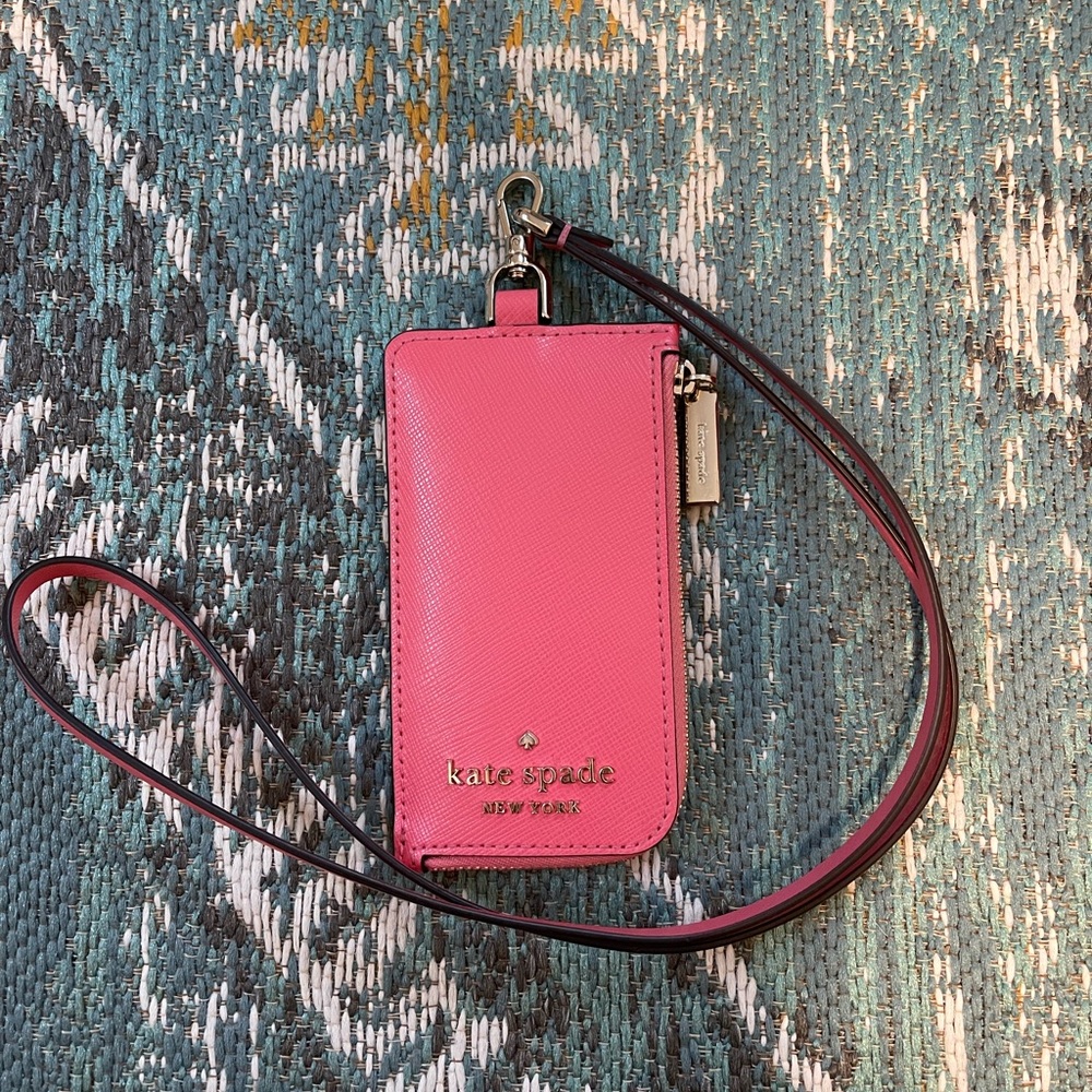 Kate spade lanyard wallet